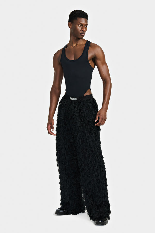 WIDE PANTS WITH FRINGES